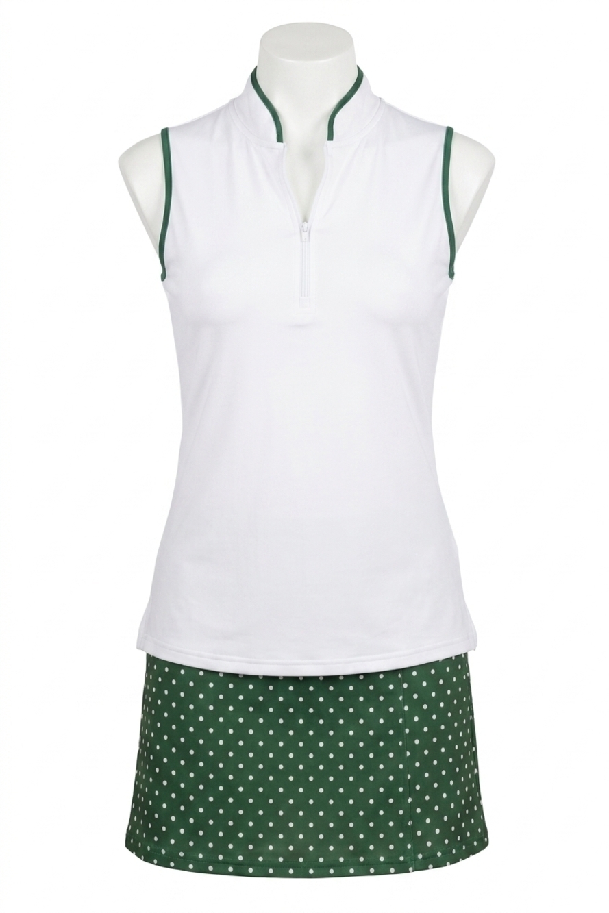 NEW SMITH & QUINN tate sleeveless top and skort set in white